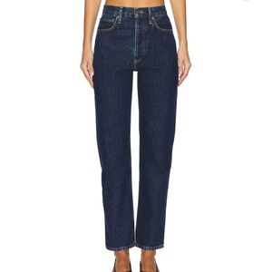 AGOLDE 90's Pinch Waist High Rise Straight Jeans in Pendulum